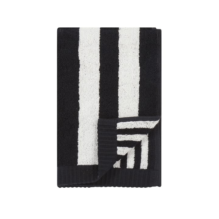 Kaksi Raitaa handduk svart-vit - 30x50 cm - Marimekko