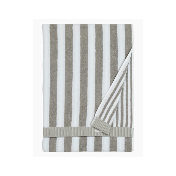 Kaksi Raitaa - white grey, 70x150cm, badhandduk - Marimekko