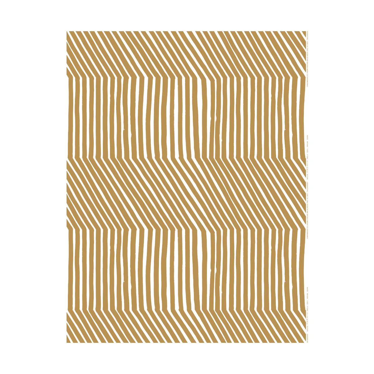 Marimekko Kalasääski bomullstyg White-straw