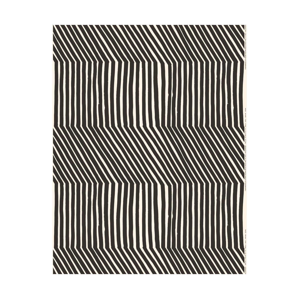 Marimekko Kalasääski vaxduk Cotton-coal | Skandinavisk Design | Dukar | Vit