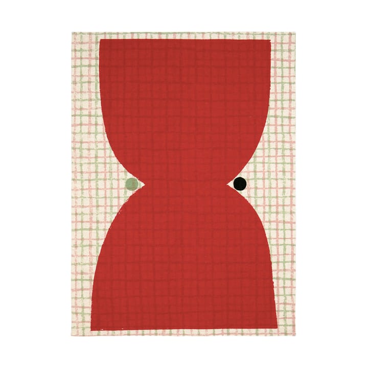 Kalendi & Losange kökshandduk 43x60 cm 2 delar - Cotton-red-green - Marimekko