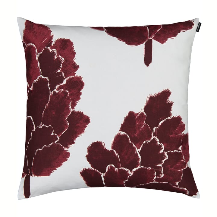 Käpykukka kuddfodral 50x50 cm, Ljusgrå-vinröd Marimekko