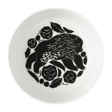 Karhuemo skål 4 dl - Vit-mörkgrön - Marimekko