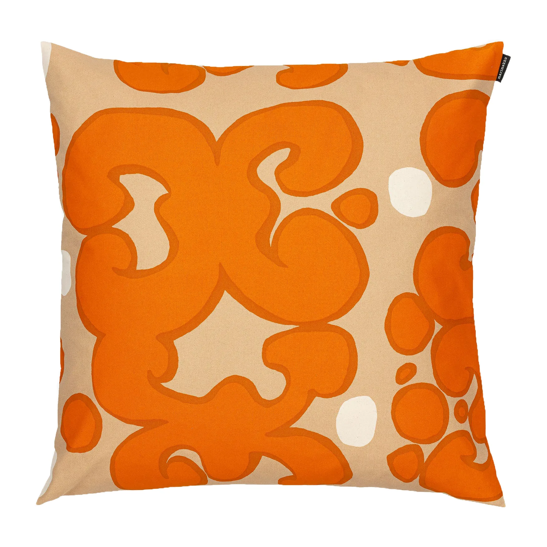 Keidas kuddfodral 50x50 cm, Beige-orange-vit Marimekko
