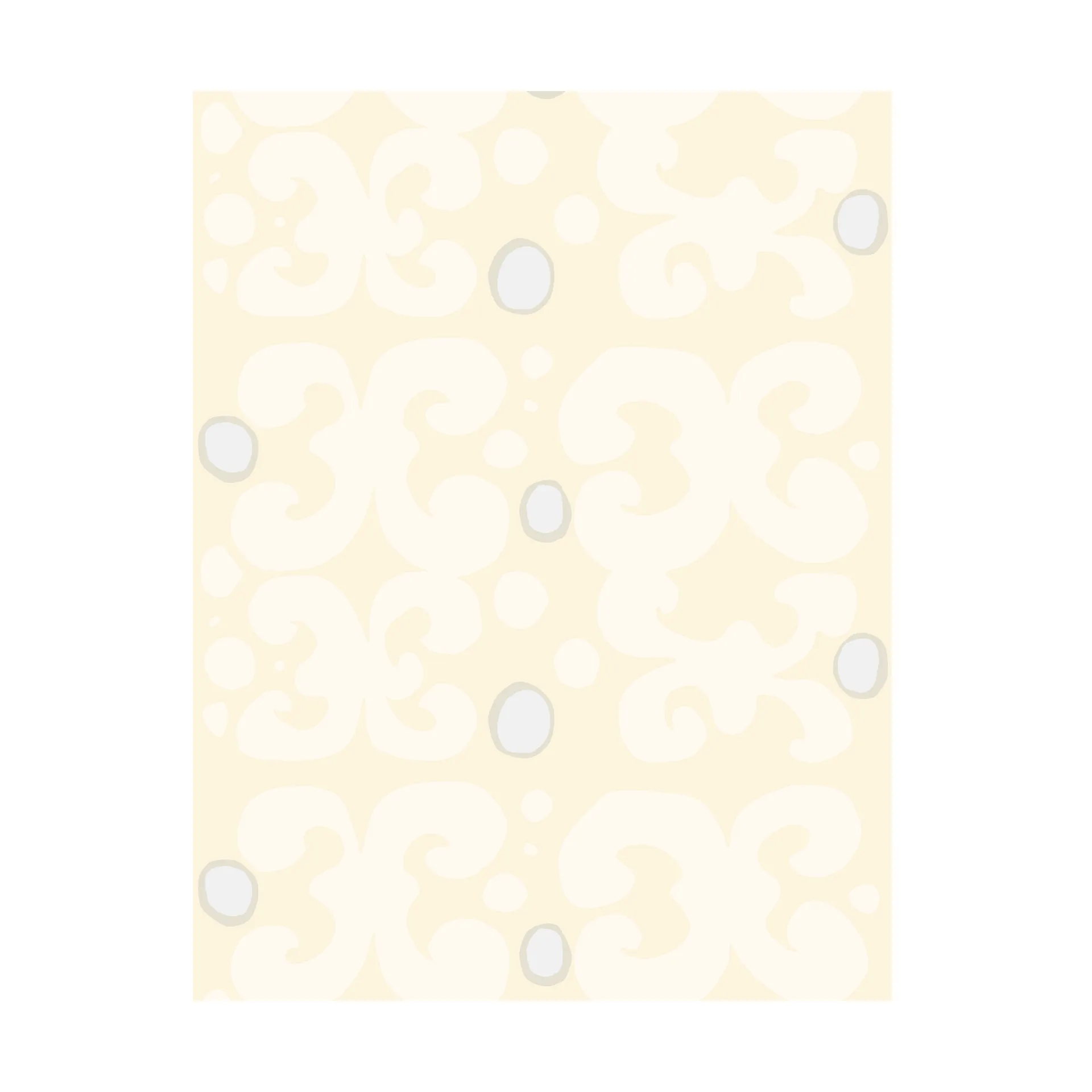 Keidas tyg, Chalk-natural white-silver grey-sateen Marimekko