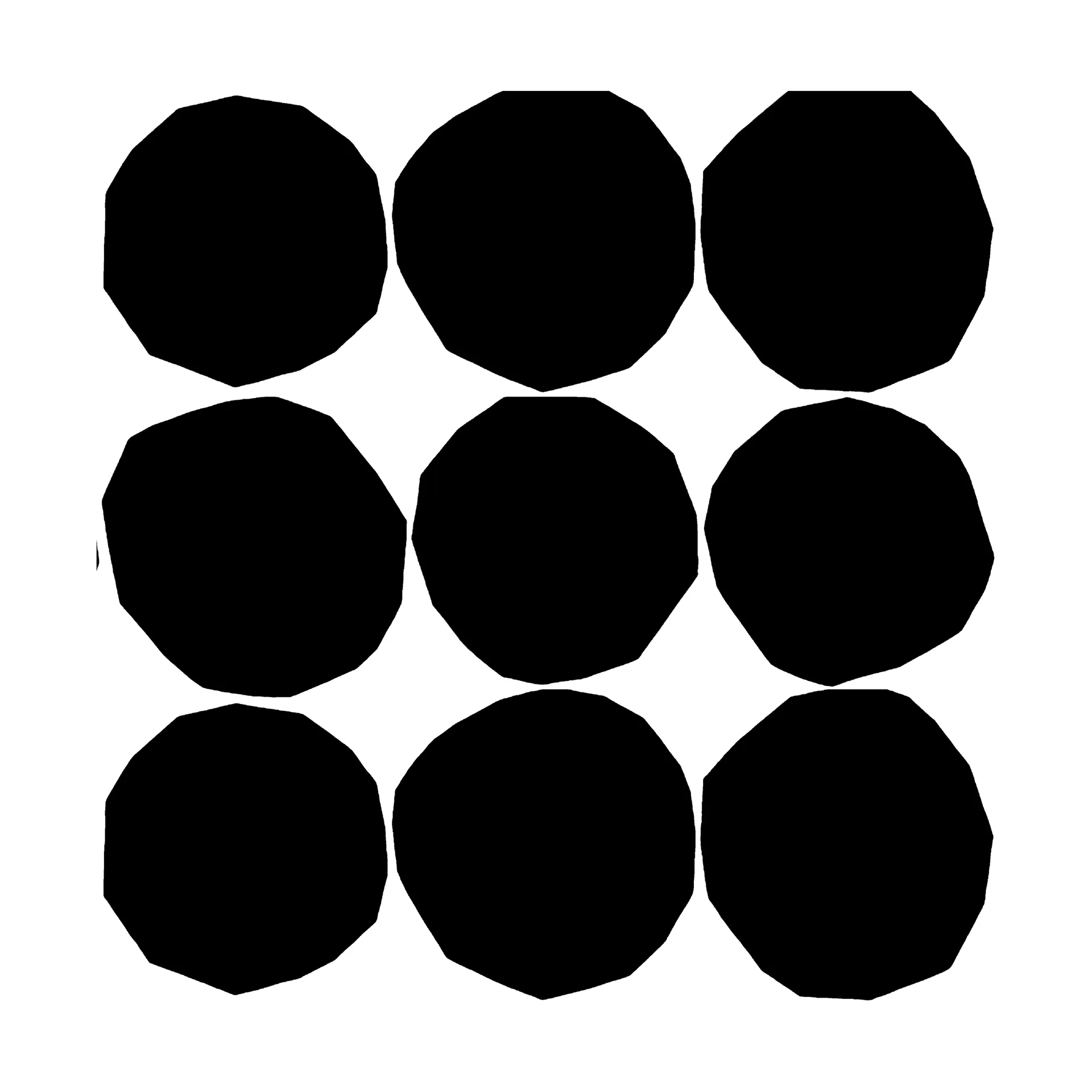 Kivet servett 33x33 cm 20-pack, Black-White Marimekko