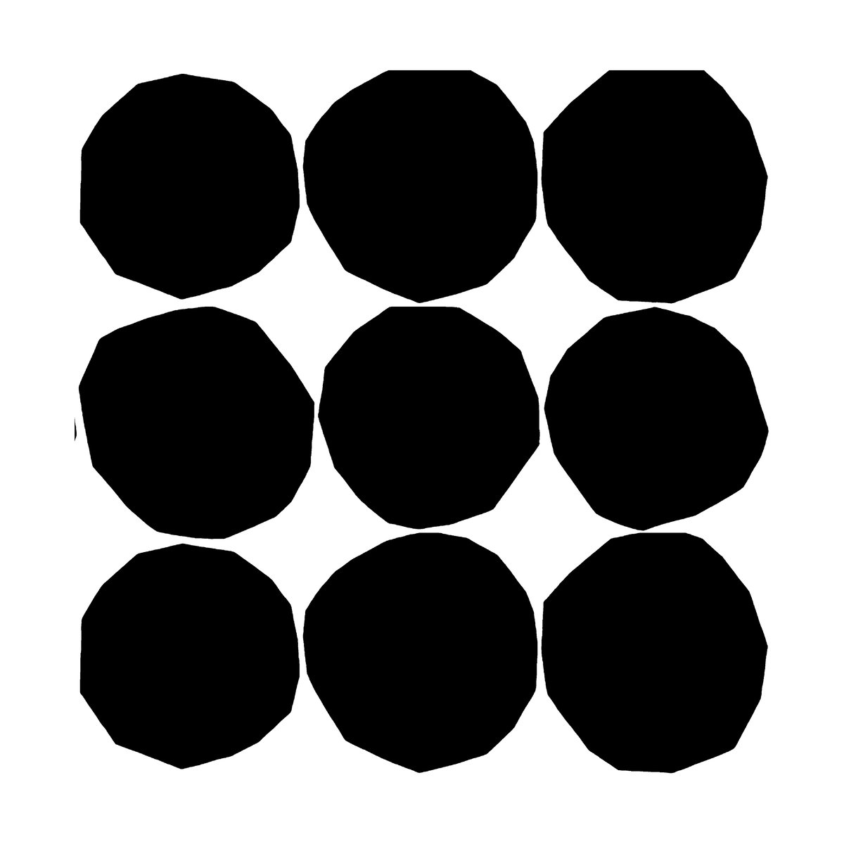 Marimekko Kivet servett 33x33 cm 20-pack Black-White