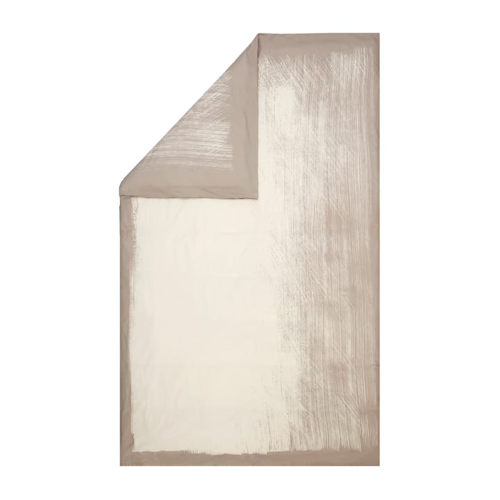 Kuiskaus påslakan 210x150 cm - vit-beige - Marimekko