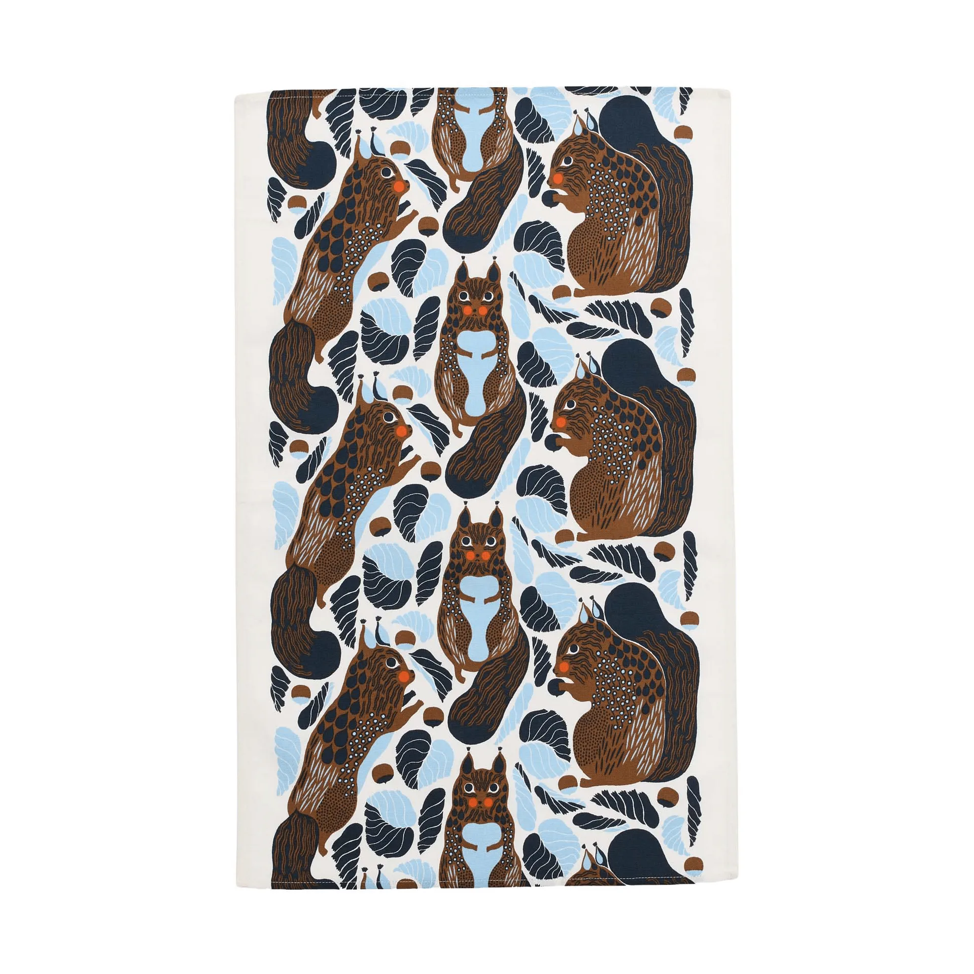 Kurre kökshandduk 43x70 cm, White-light blue-toffee Marimekko