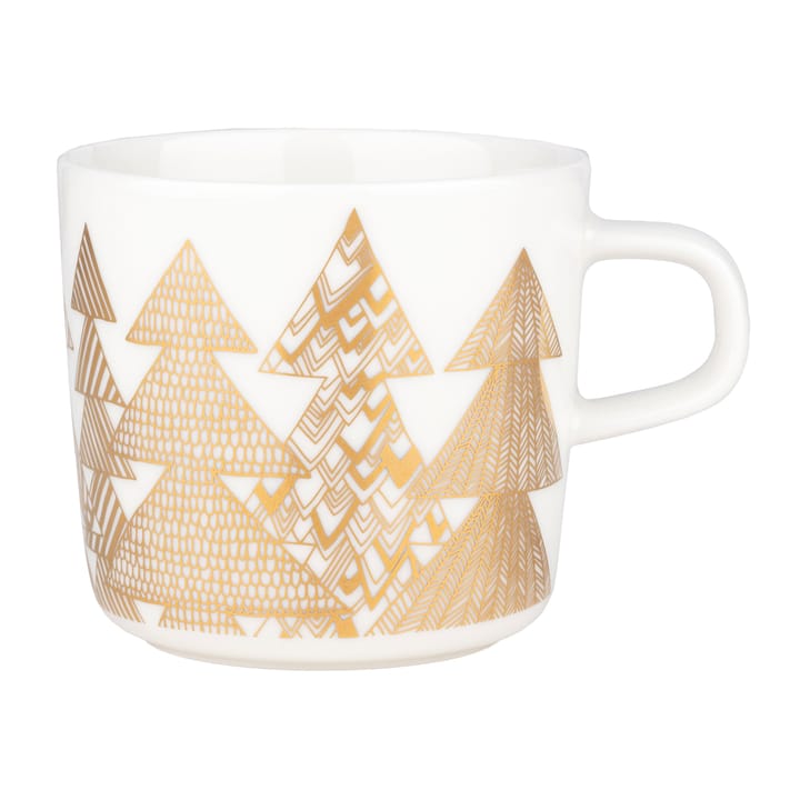 Kuusikossa kaffekopp 20 cl, Vit-guld Marimekko