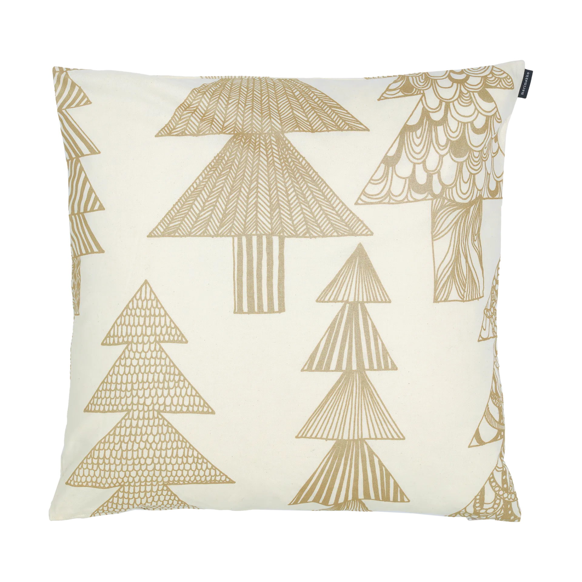 Kuusikossa kuddfodral 50x50 cm, Cotton-gold Marimekko