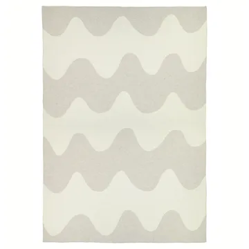Lokki filt stickad 130x180 cm - Beige-vit - Marimekko