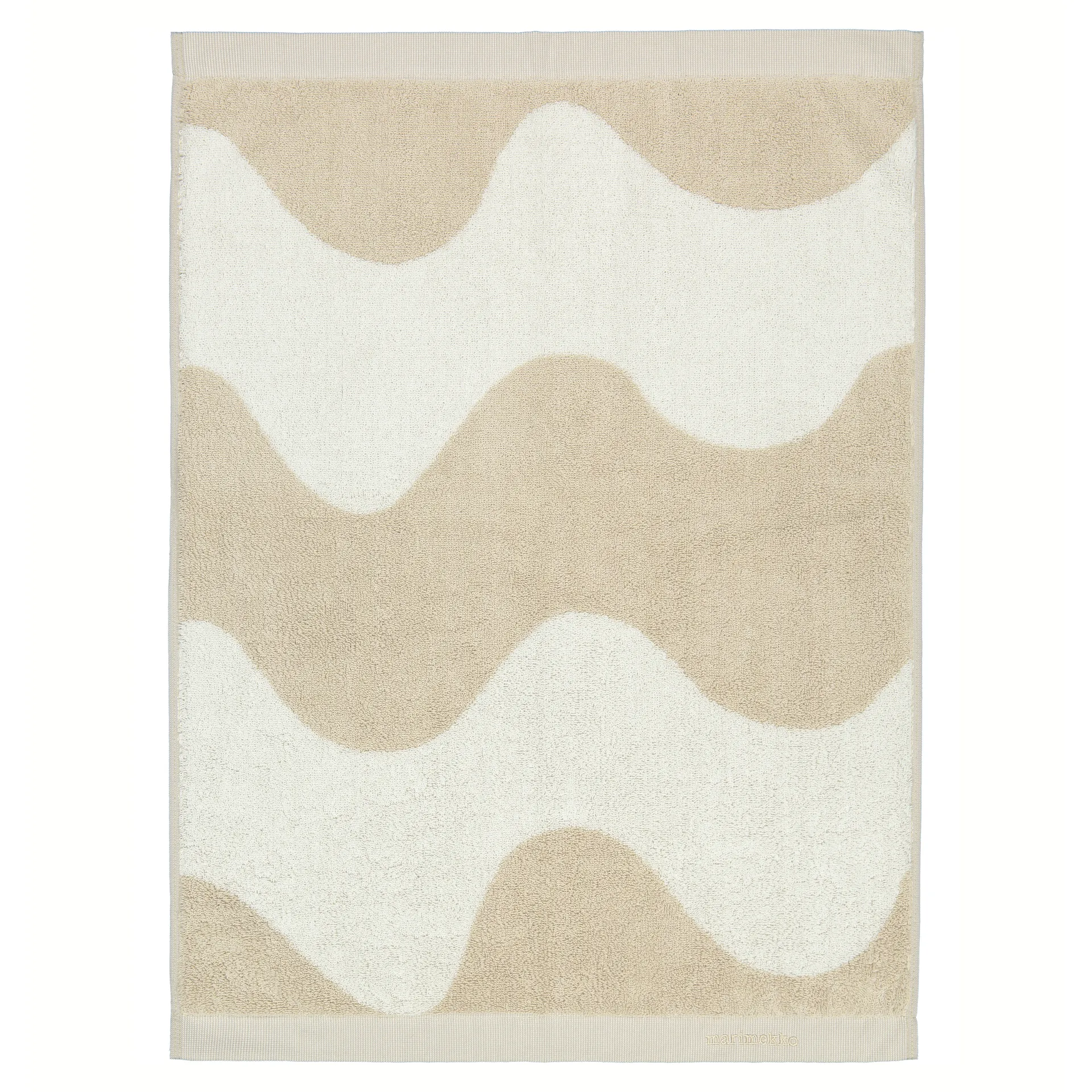 Lokki handduk beige-vit, 50x70 cm Marimekko