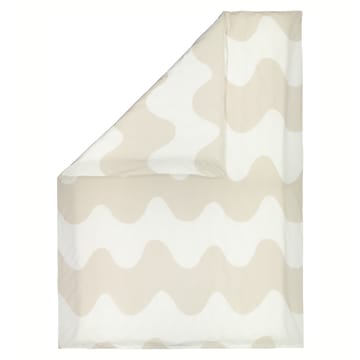 Lokki påslakan 150x210 cm - Beige-vit - Marimekko