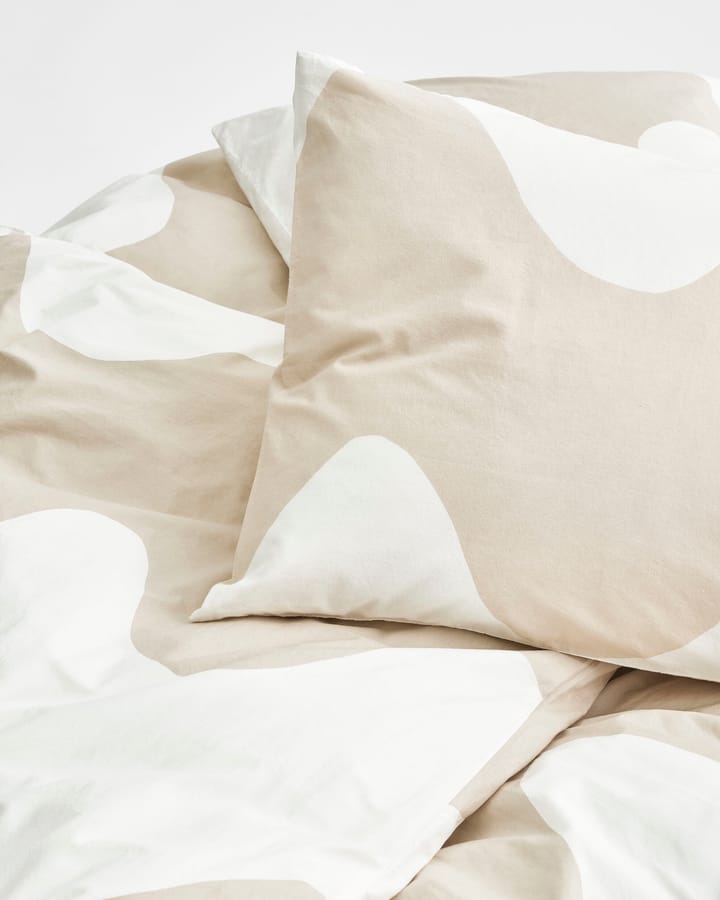Lokki påslakan 150x210 cm, Beige-vit Marimekko