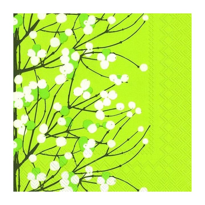 Lumimarja servett 33x33 cm 20-pack - Light green - Marimekko