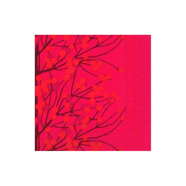 Lumimarja servett 33x33 cm 20-pack - Röd - Marimekko