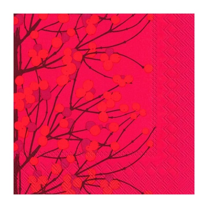Lumimarja servett 40x40 cm 20-pack - Red - Marimekko