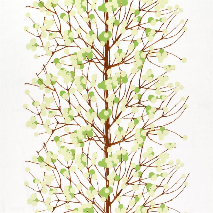 Lumimarja tyg - vit-grön-brun - Marimekko