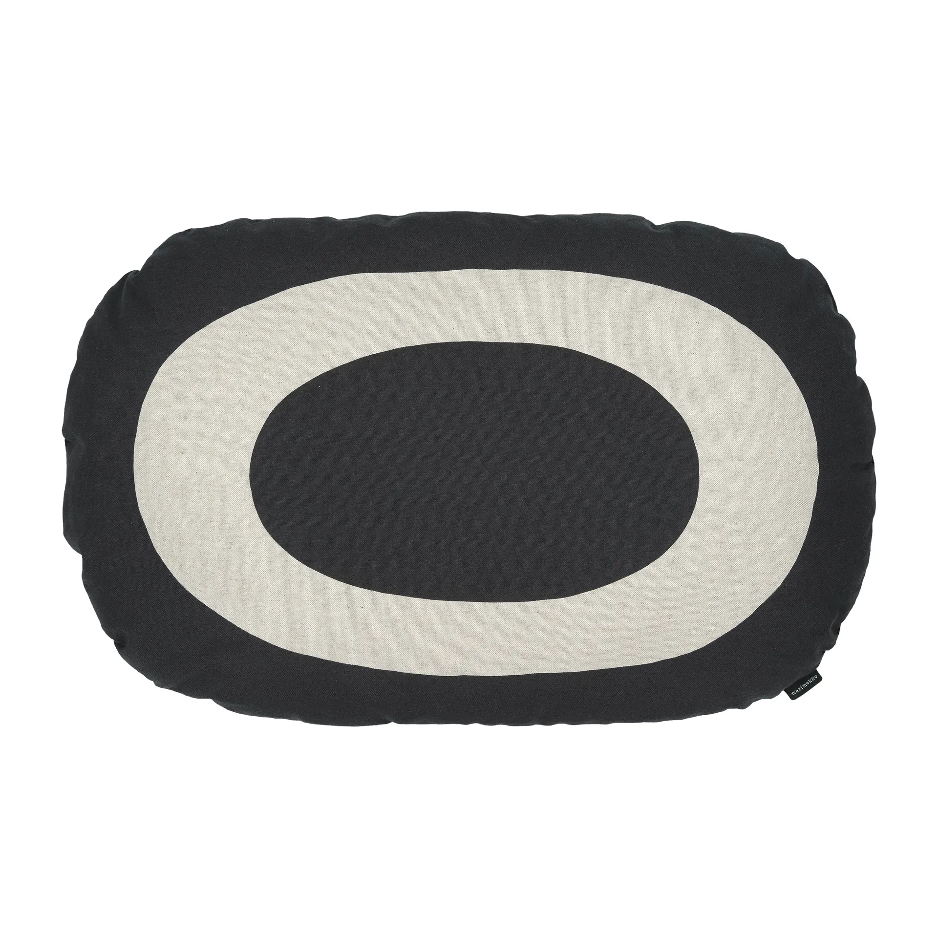 Melooni kudde 47x70 cm, Linen-charcoal Marimekko