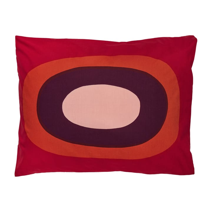Melooni örngott 60x50 cm - röd-brun-lila - Marimekko