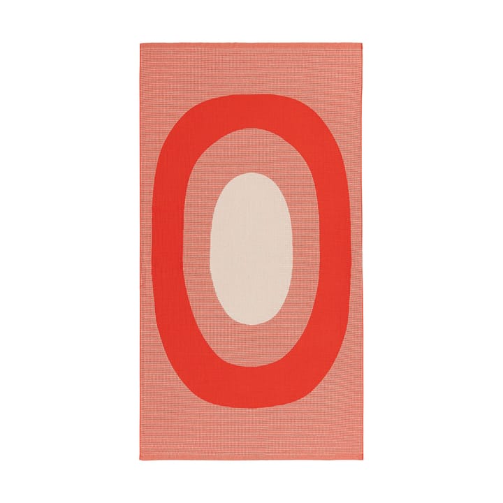 Melooni strandhandduk 96,5x180 cm - Orange-off white - Marimekko