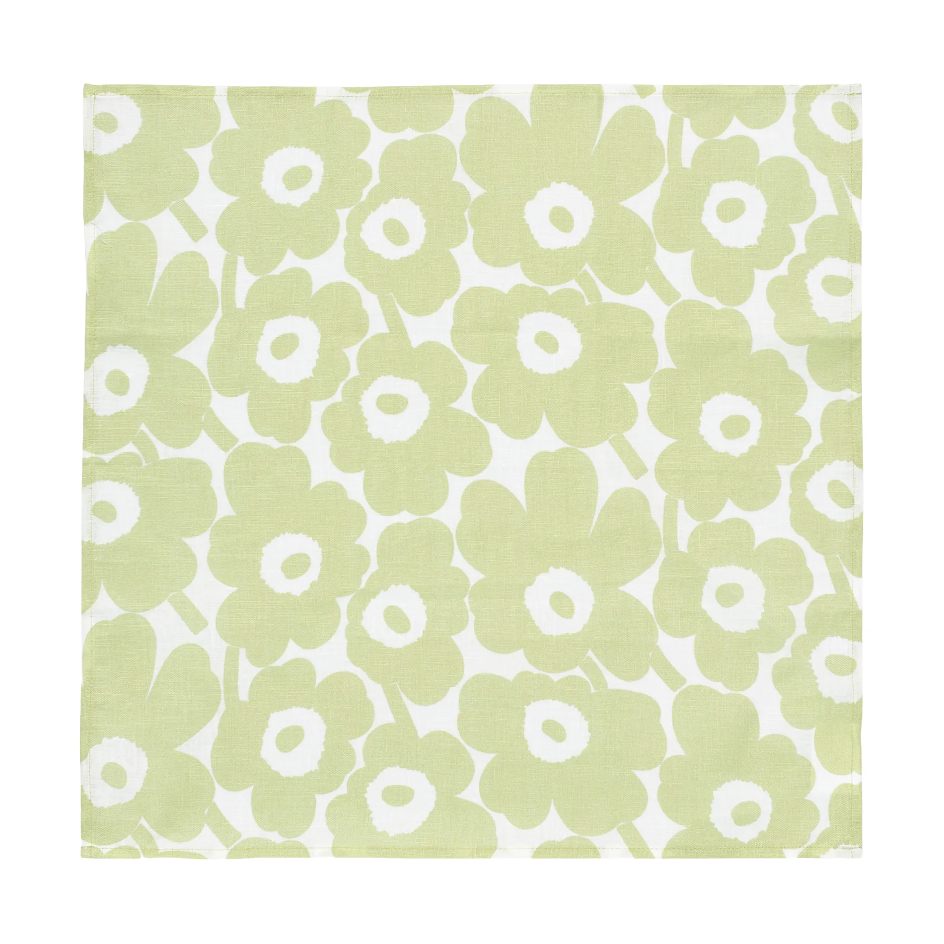 Mini unikko tygservett 43x43 cm, Pear-white Marimekko