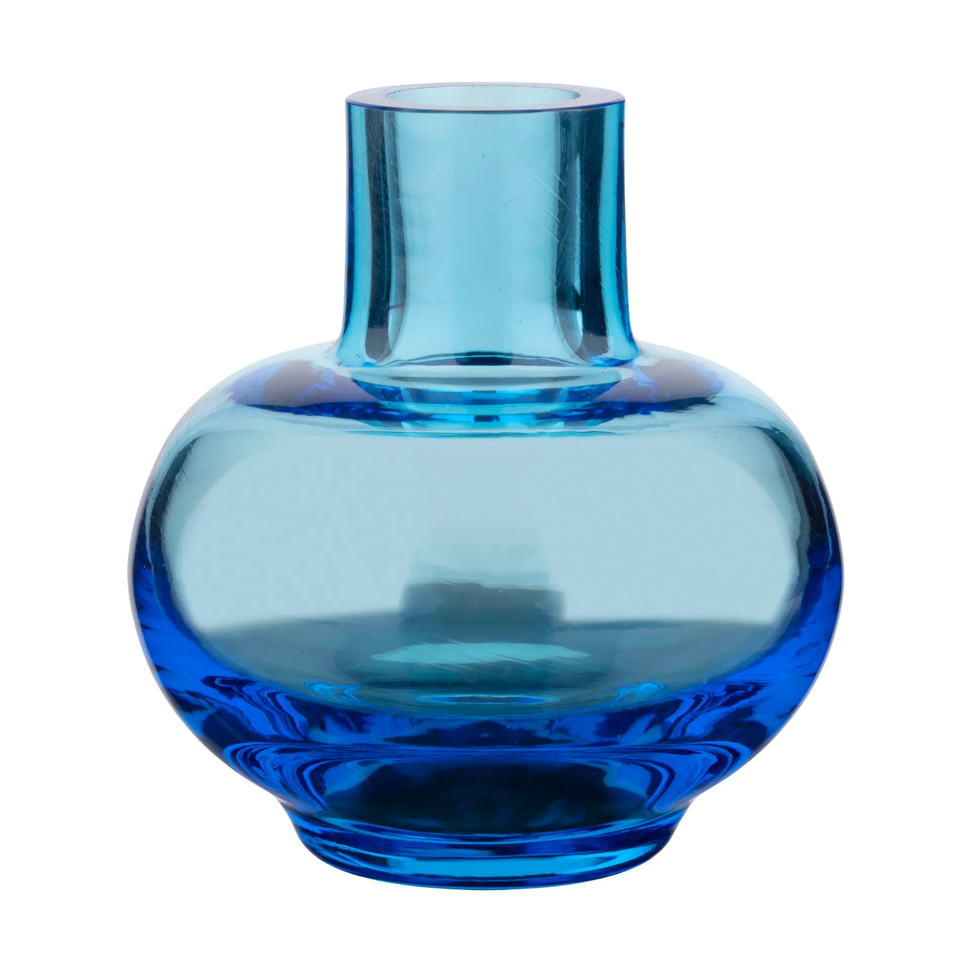 Mini vas 6 cm, Blå Marimekko