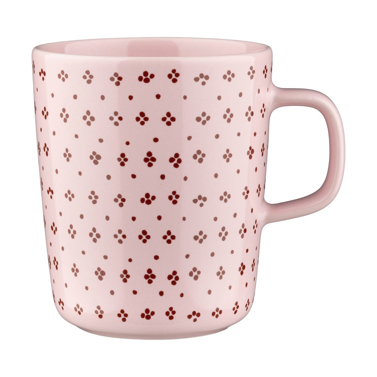 Marimekko Oiva Muija mugg 25 cl Rosa | Skandinavisk Design | Kaffekoppar | Rosa