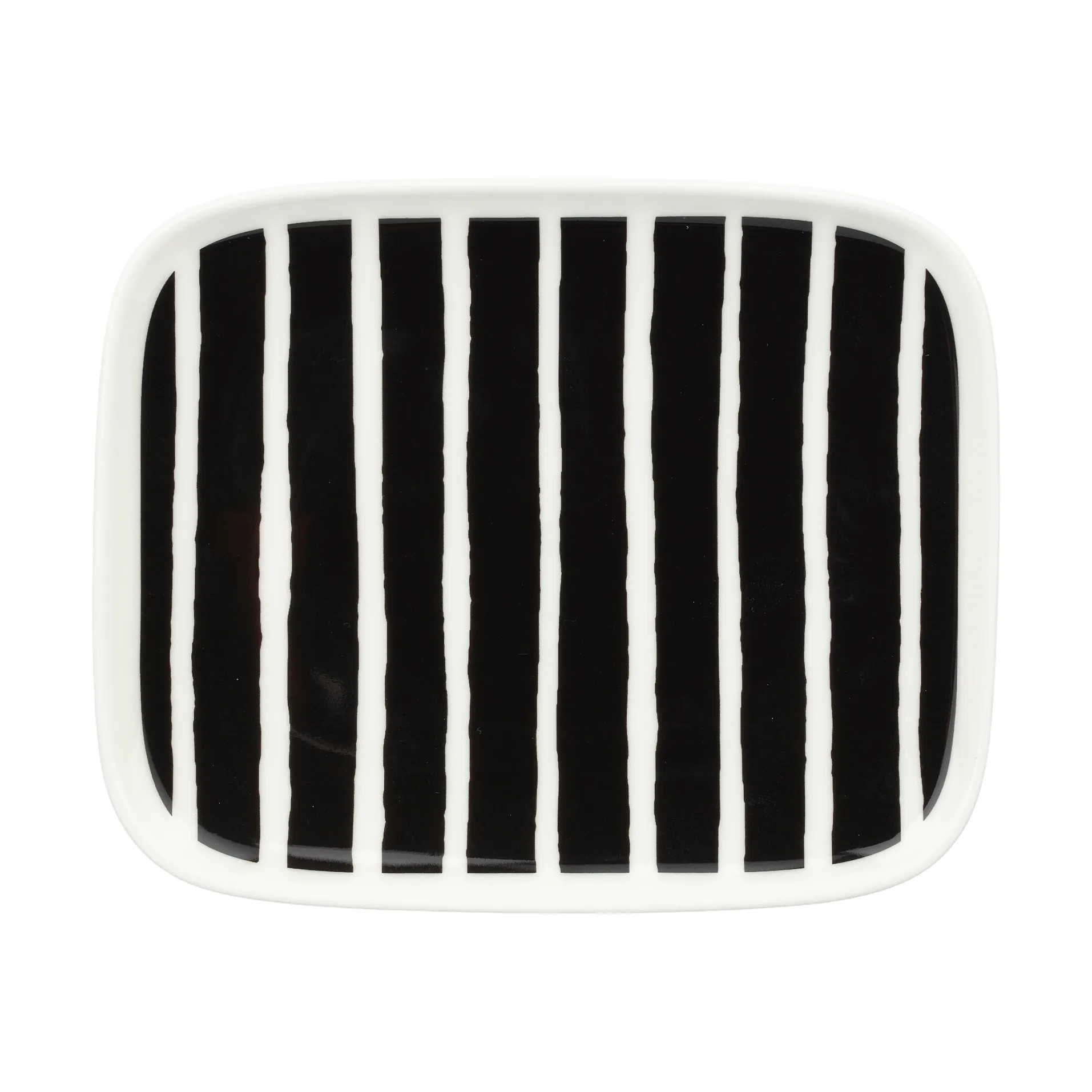 Oiva Piccolo tallrik 12x15 cm, Black