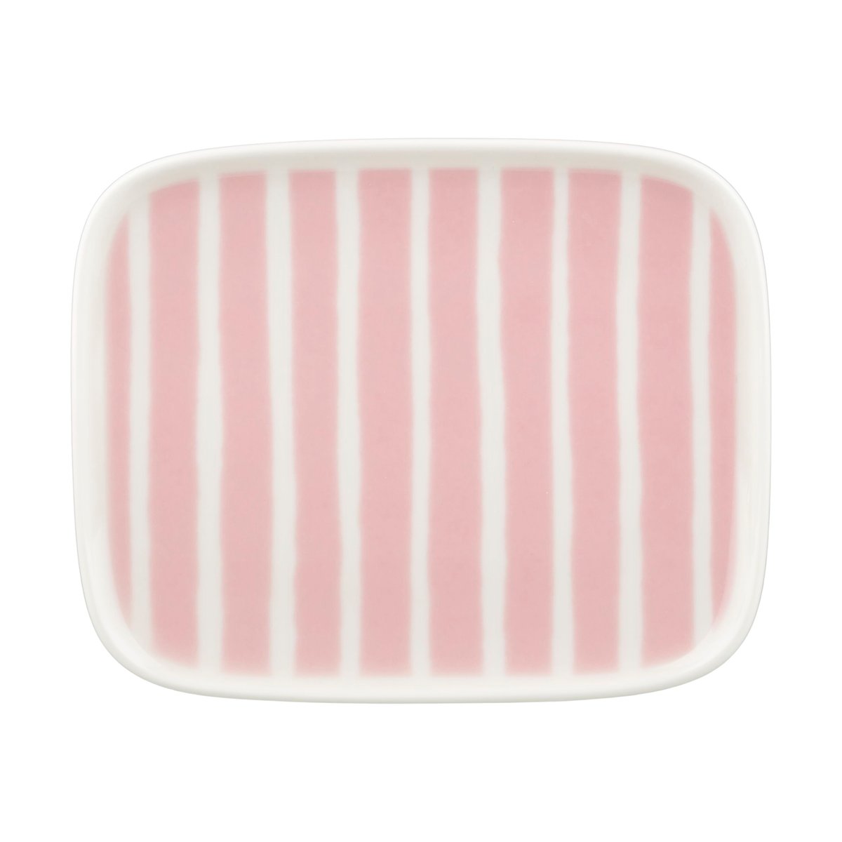 Marimekko Oiva Piccolo tallrik 12x15 cm Pink | Skandinavisk Design | Mattallrikar | Rosa