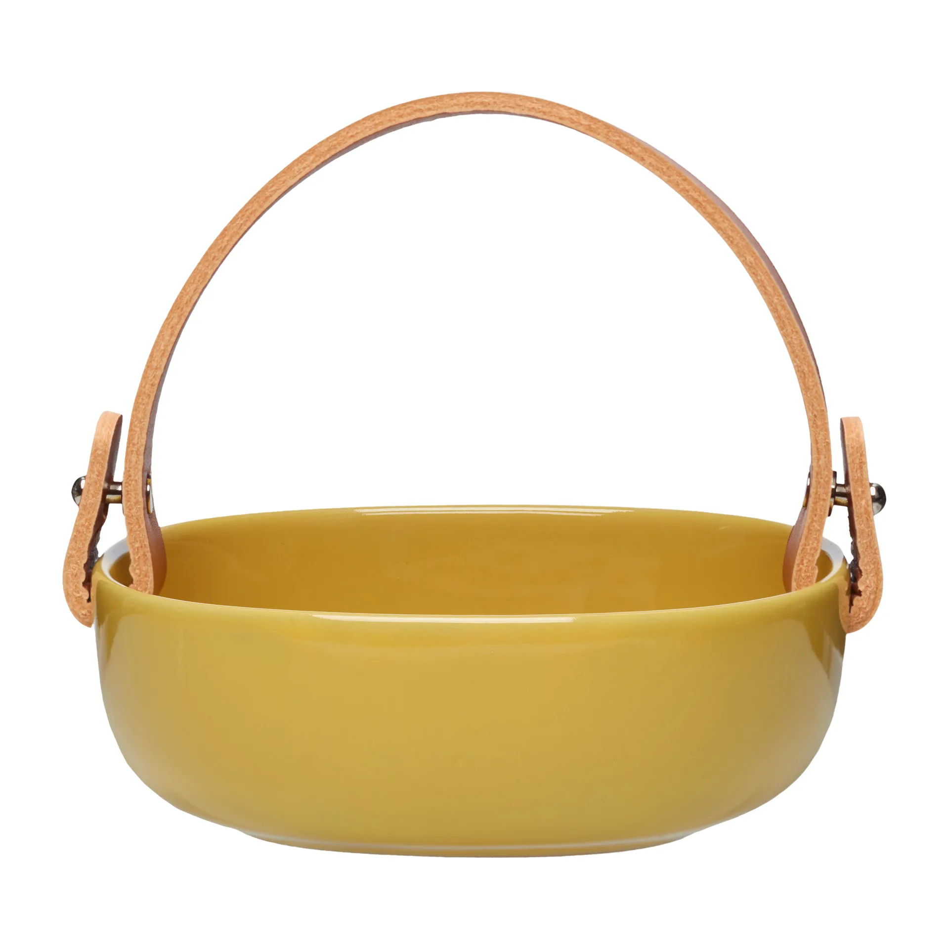 Oiva Pikku Koppa serveringsskål, Gul Marimekko