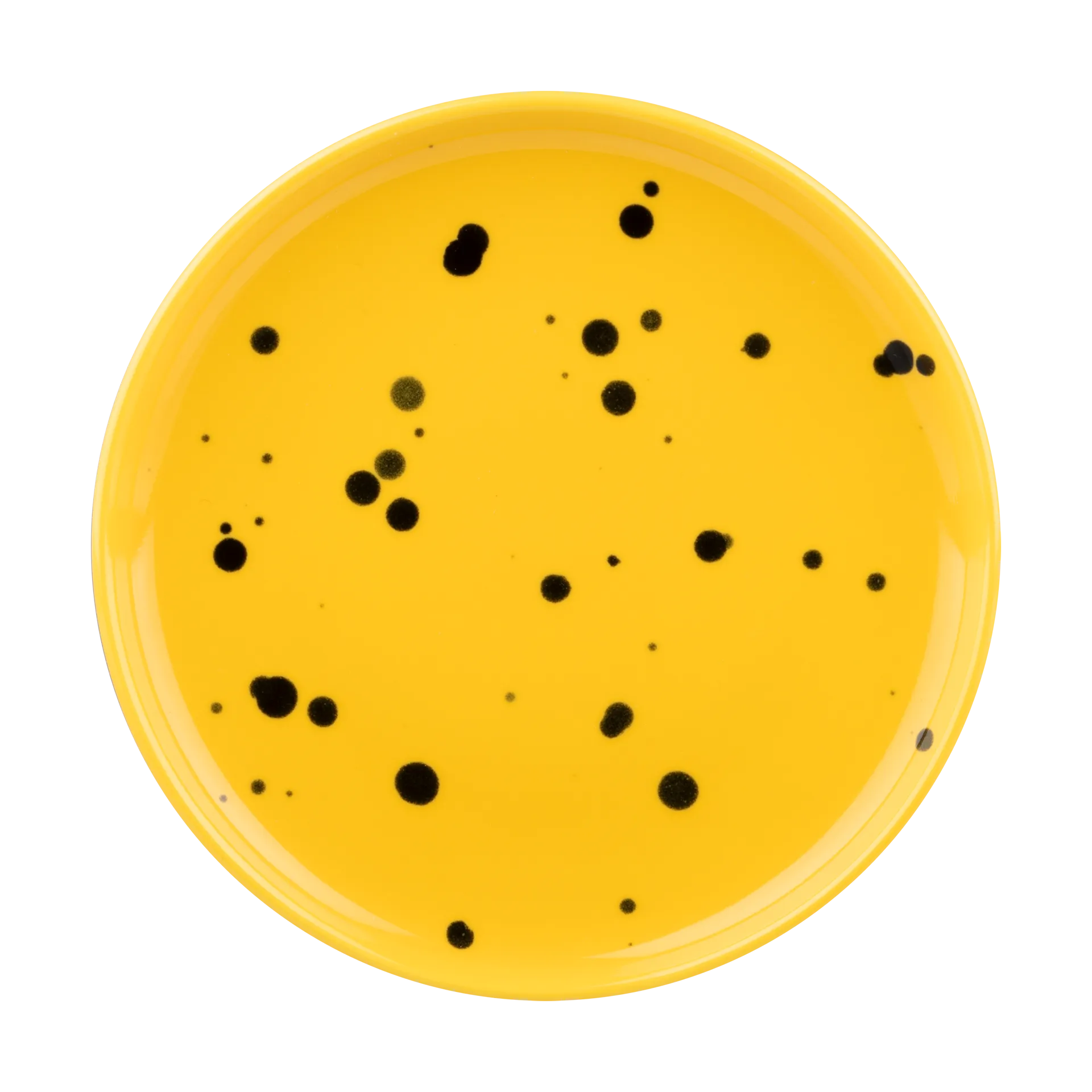 Oiva tallrik Ø13,5 cm, Yellow-black Marimekko