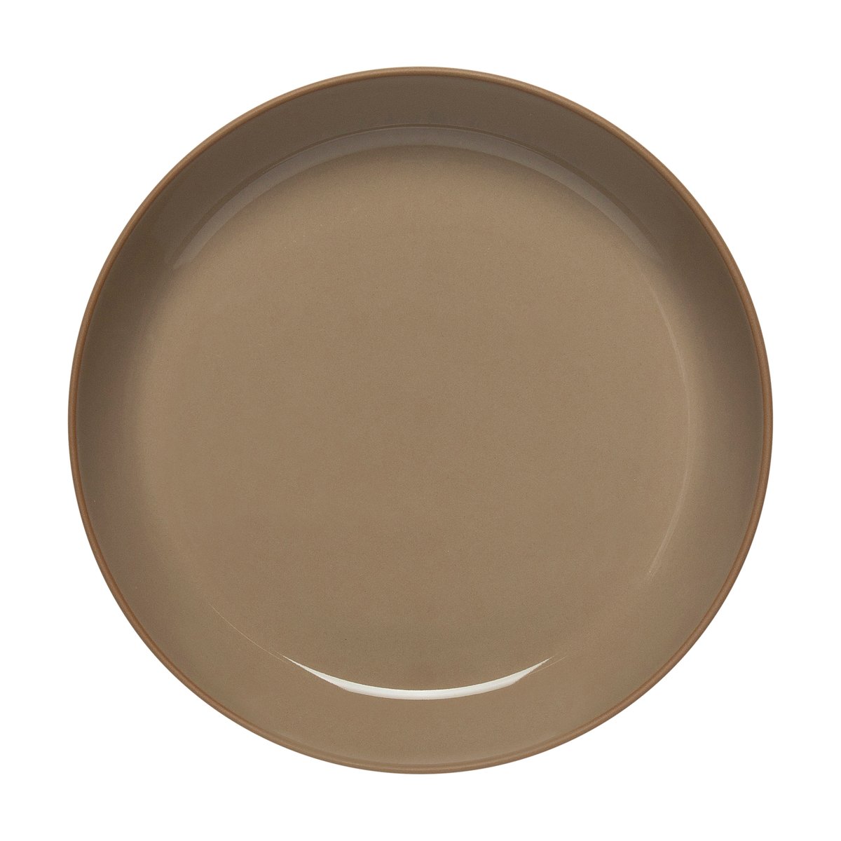 Marimekko Oiva tallrik 20,5 cm Brun | Skandinavisk Design | Mattallrikar | Brun
