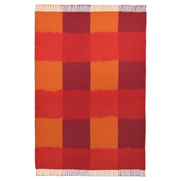 Ostjakki pläd 120x185 cm - Röd-orange-brun - Marimekko