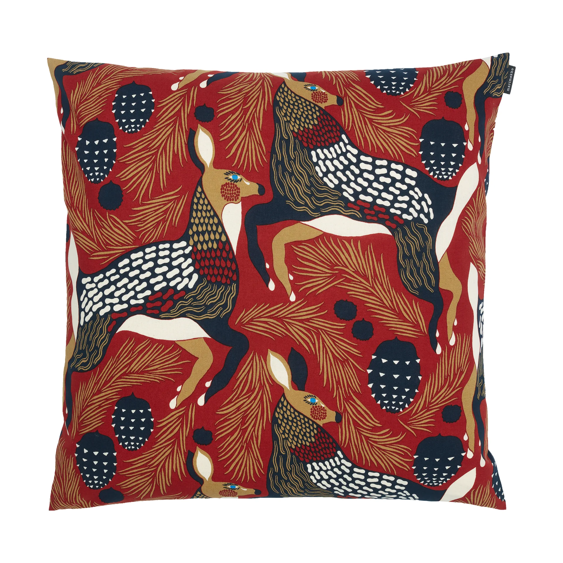 Peura kuddfodral 50x50 cm, White-beige-dark blue Marimekko