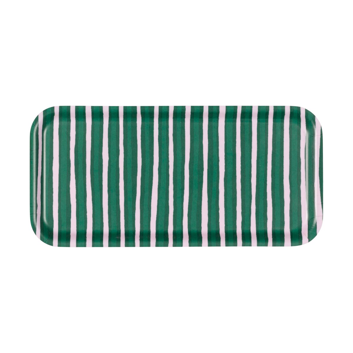 Marimekko Piccolo bricka 13,5x27,5 cm Green | Skandinavisk Design | Brickor | Grön