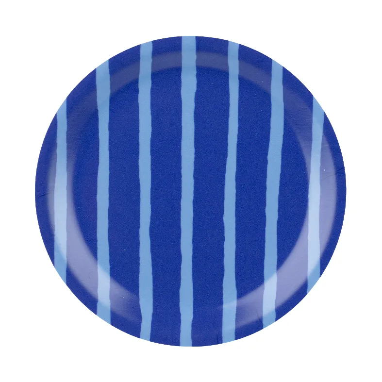 Piccolo glasunderlägg, Light blue-blue, Ø11 cm Marimekko