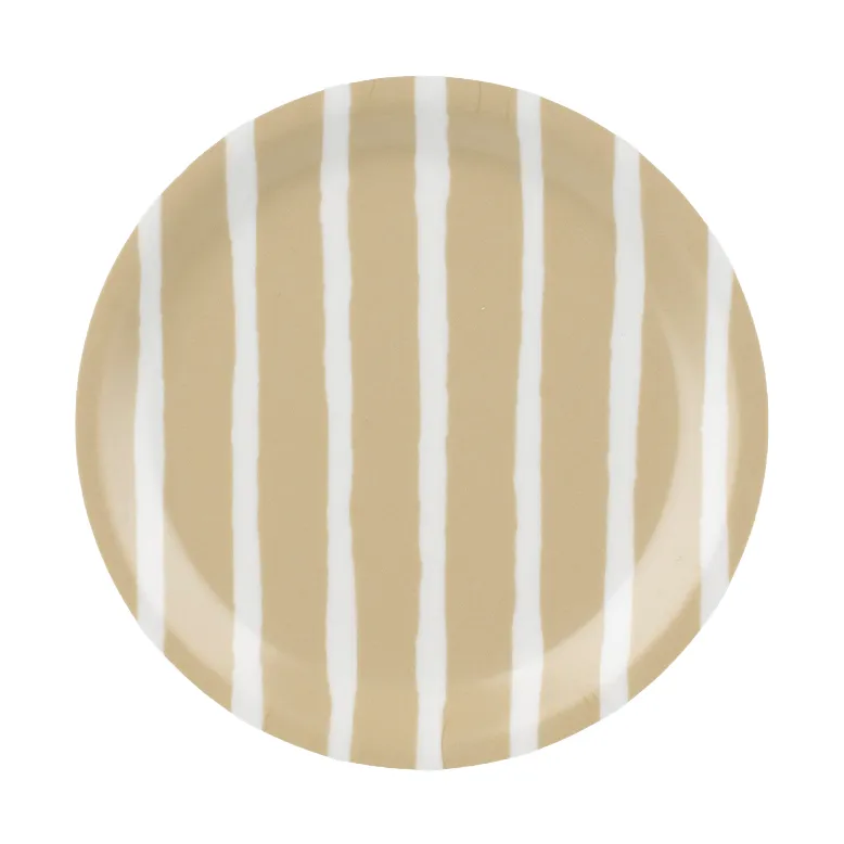 Piccolo glasunderlägg, White, sand Ø11 cm Marimekko