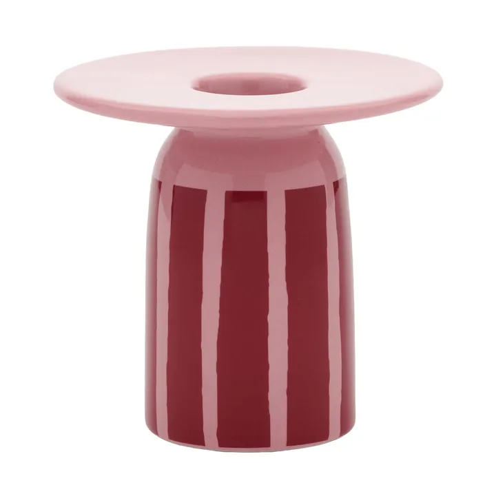 Piccolo ljusstake - Coral-dark red, 8 cm - Marimekko