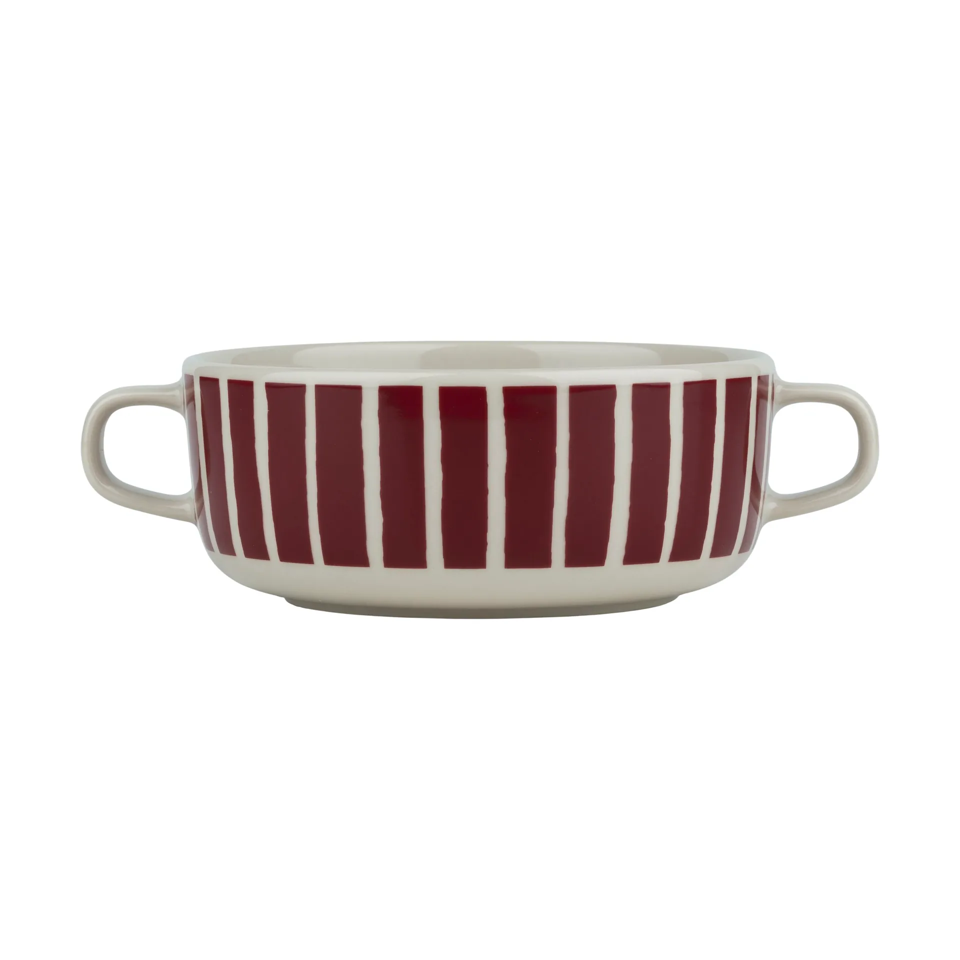 Piccolo skål med handtag 5 dl, Burgundy Marimekko