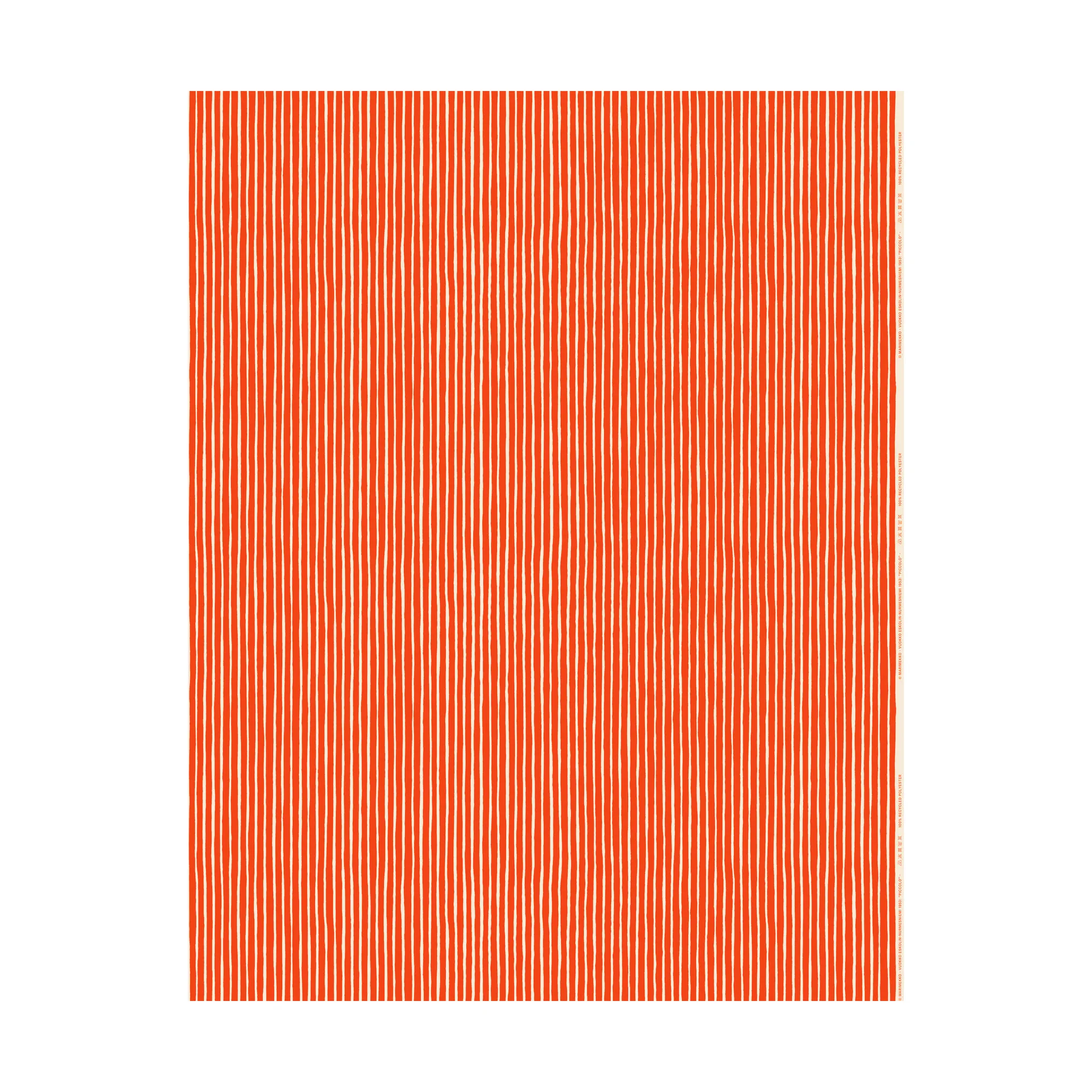 Piccolo tyg för utomhusbruk, Offwhite-tomato red Marimekko