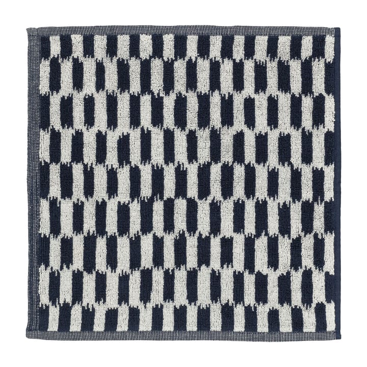 Piekana handduk dark blue-off white - 30x30 cm - Marimekko