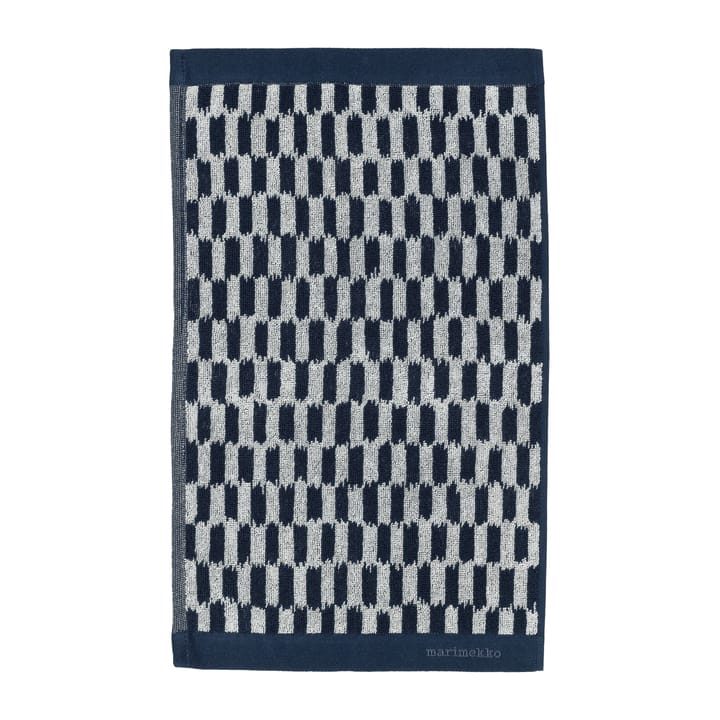 Piekana handduk dark blue-off white - 30x50 cm - Marimekko