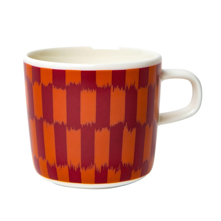 Piekana kaffekopp 2 dl - Mörkröd-orange - Marimekko