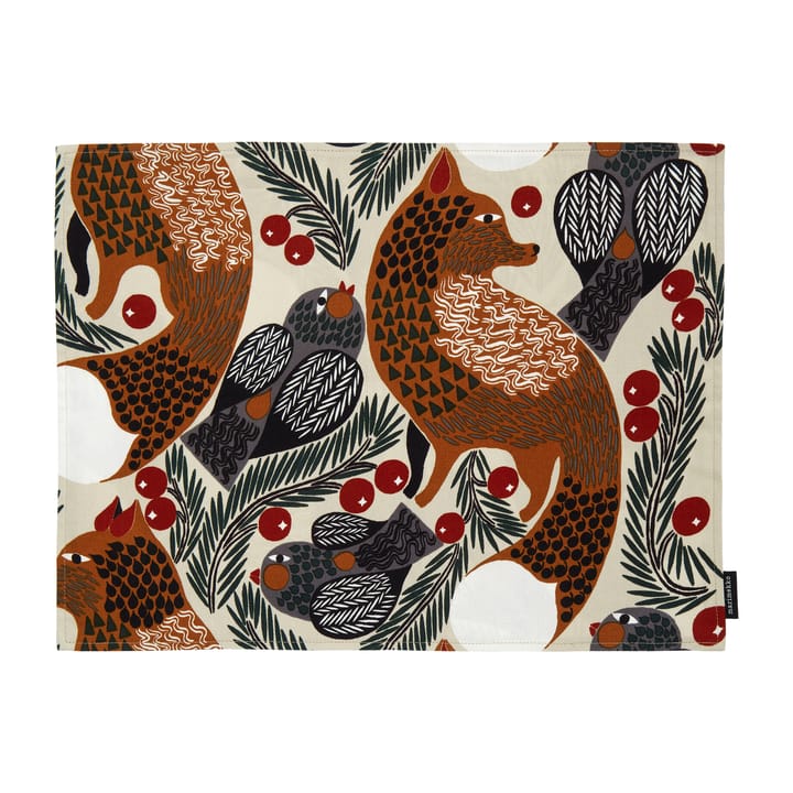 Pieni Ketunmarja bordstablett 31x42 cm, Beige-brun-grå Marimekko