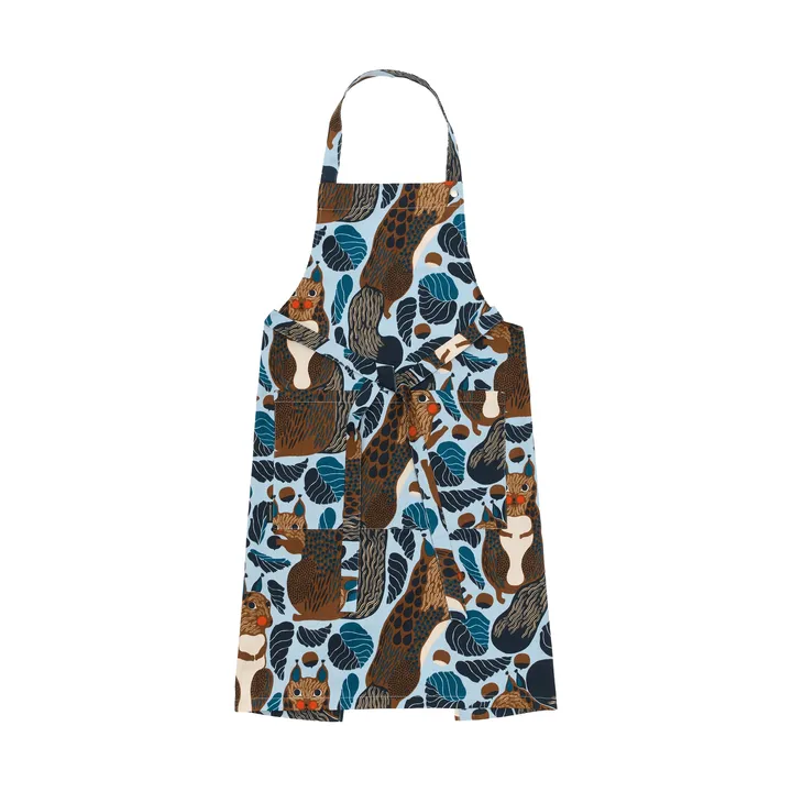 Pieni Kurre förkläde - Sky blue-multicolour - Marimekko