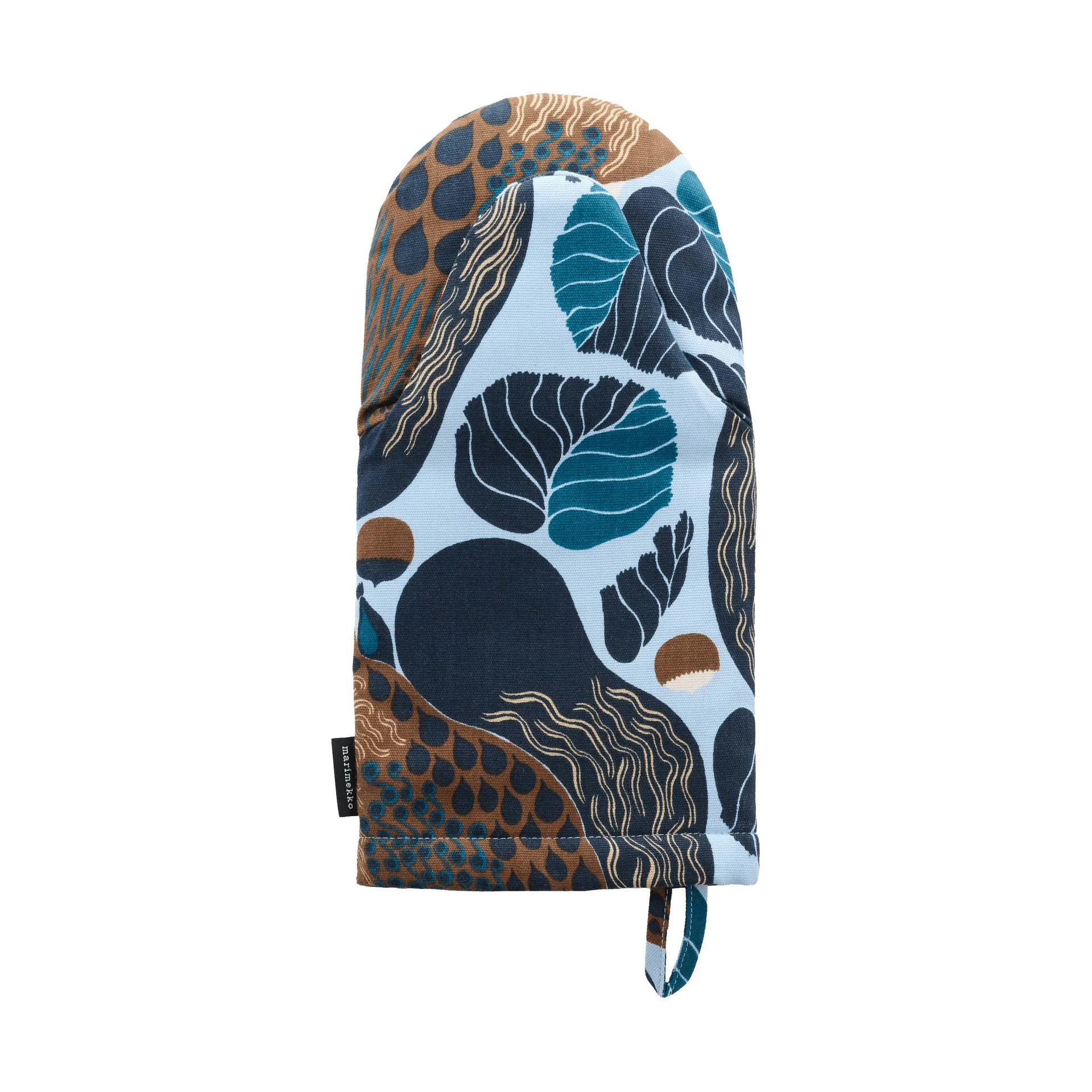 Pieni Kurre grytvante, Sky blue-multicolour Marimekko