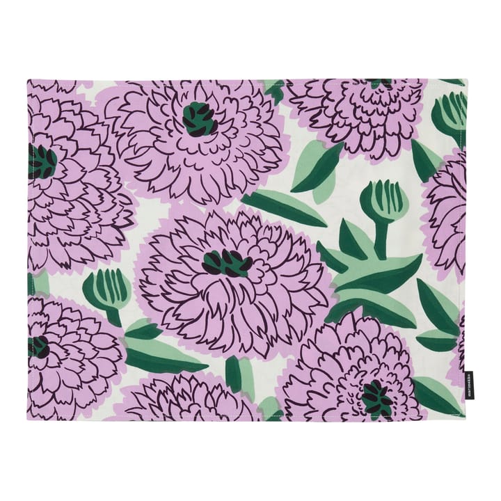 Pieni Primavera bordstablett 31x42 cm - Off white-violet-grön - Marimekko