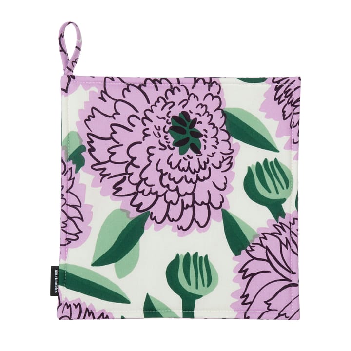 Pieni Primavera grytlapp - Off white-violet-grön - Marimekko